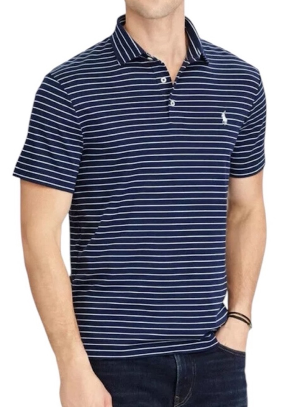 Polo Ralph Lauren Classic Fit Striped Polo Shirt Large